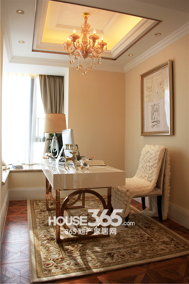 现代简欧风格 国贸天琴湾194㎡样板房高清图集