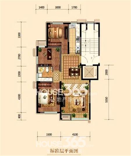 购房者还可以亲临品鉴金地悦峰175平方米133,122平方米户型样板间,从