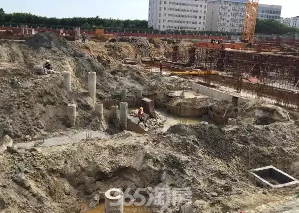 尚悦名庭:8月工程进度汇报 部分地下室完成6成