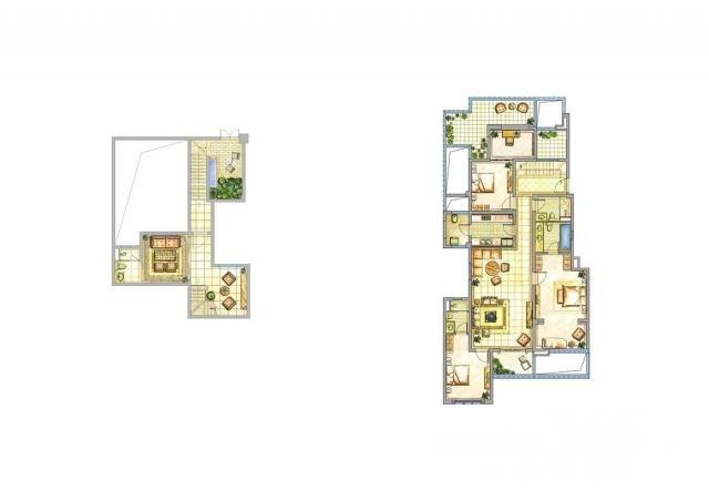 【老白下 世茂君望墅 月牙湖板块 城中叠墅 免税