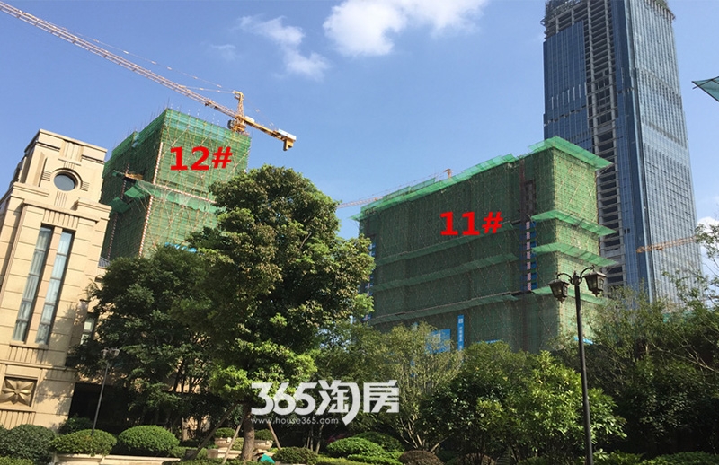 华润中心凯旋门在建高层（2015.9.07）