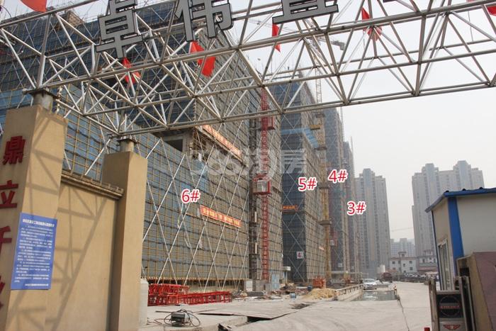 万宝城项目3—6号楼施工进程图（2015.10）