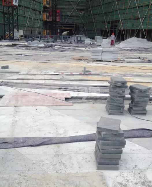 金地德圣中心7号楼施工进度实景图 2015年11月摄