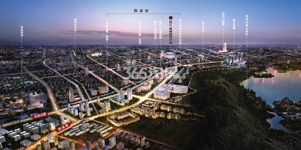 钱江浙商创投中心整体区位图
