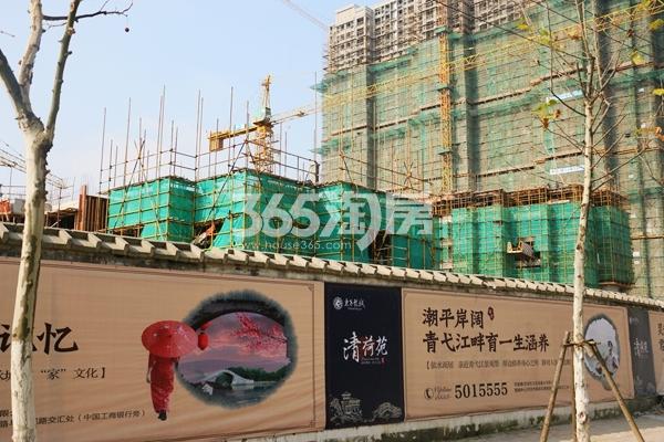 东方龙城清荷苑工程进度（2017.1）