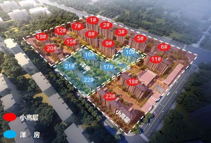 银城旭辉樾溪臺鸟瞰图