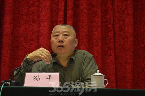 (安徽省房地产协会副会长兼秘书长孙平 365淘房 张茹/摄)