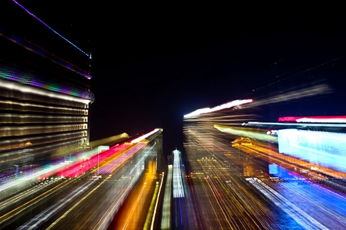 快节奏的都市生活