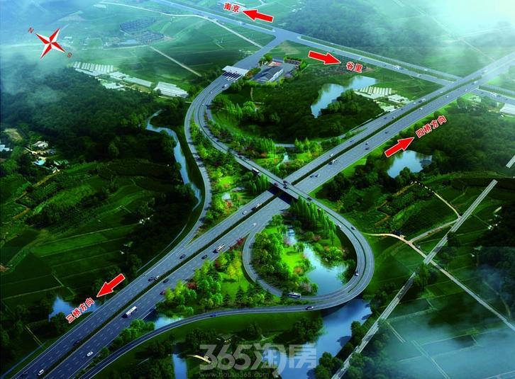 独家|明早10点绕越高速"谷里互通"通车 无缝对接河西南_南京365淘房